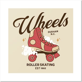 Wheels Roller Skating Durham, NC Posters and Art